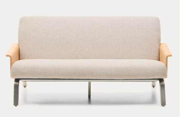 Диван 2-местный La Forma Amsen S00110FA12 Бежевый 150 см-5