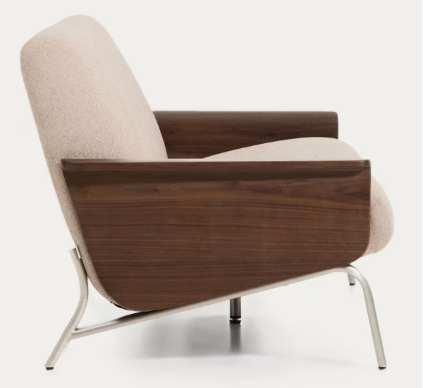 Диван 3-місний La Forma Amsen S00111FA11 Світло-коричневий 205 см-5