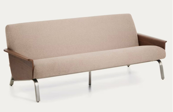 Диван 3-місний La Forma Amsen S00111FA11 Світло-коричневий 205 см-4