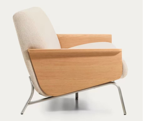 Диван 3-местный La Forma Amsen S00111FA12 Бежевый 205 см-8