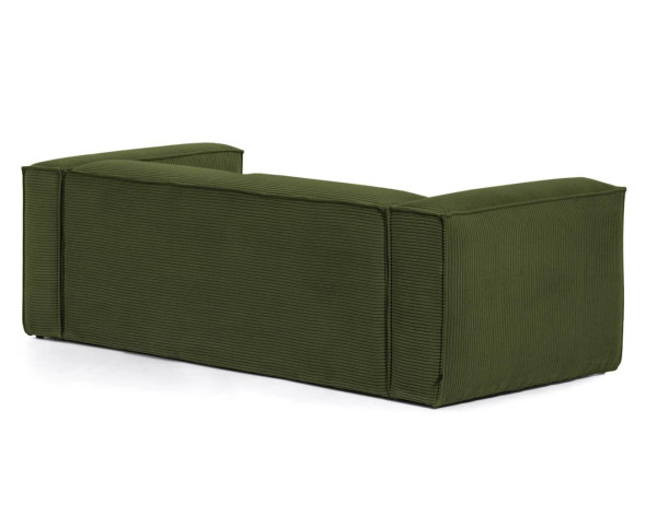Диван 3-местный La Forma BLOK S570LN19 Зеленый вельвет 240 см-6