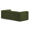 Диван 3-местный La Forma BLOK S570LN19 Зеленый вельвет 240 см-6-thumb