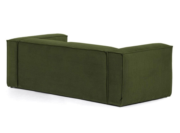 Диван 2-местный La Forma BLOK S571LN19 Зеленый вельвет 210 см-4