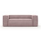 Диван 2-местный La Forma BLOK S571LN24 Розовый вельвет 210 см-2-thumb