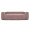 Диван 2-местный La Forma BLOK S571LN24 Розовый вельвет 210 см-3-thumb