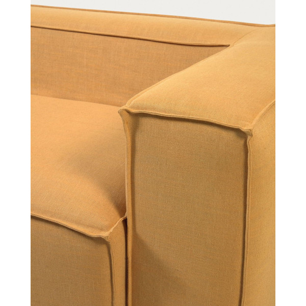 Диван 2-местный La Forma BLOK S571SN81 Горчичный 210 см-8