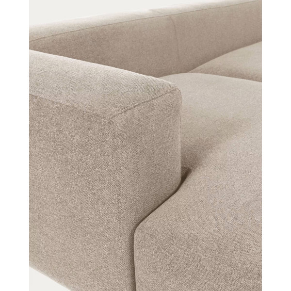 Угловой диван 4-местный с левым шезлонгом La Forma BLOK S572GR39 Бежевый 330 см-9