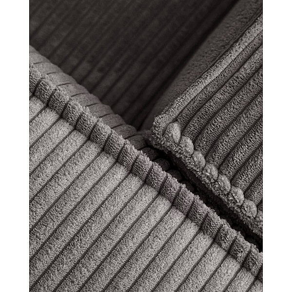 Кутовий диван 4-місний з лівим шезлонгом La Forma BLOK S572LN15 Сірий вельвет 330 см-10