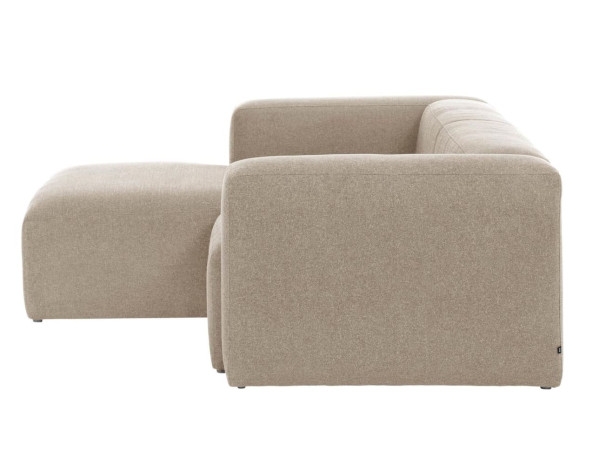 Угловой диван 2-местный с левым шезлонгом La Forma BLOK S575GR39 Бежевый 240 см-4