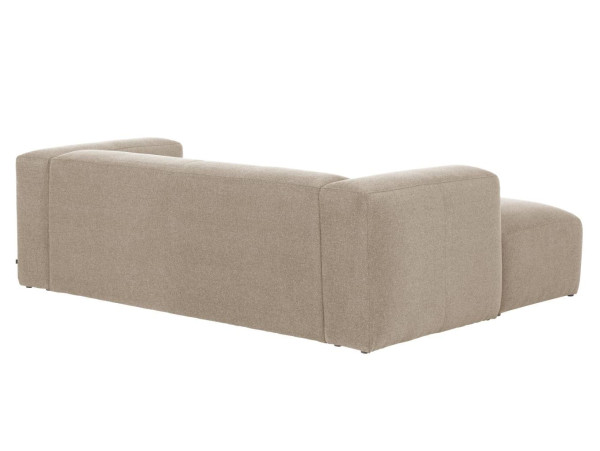 Угловой диван 2-местный с левым шезлонгом La Forma BLOK S575GR39 Бежевый 240 см-5