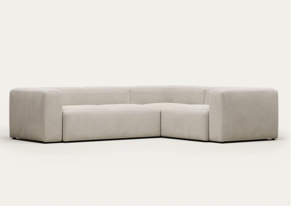 Угловой диван 3-местный La Forma BLOK S717GR39 Бежевый 290х230 см-2