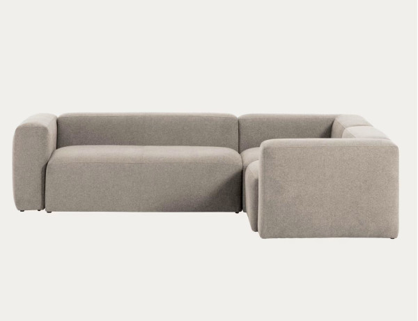 Угловой диван 3-местный La Forma BLOK S717GR39 Бежевый 290х230 см-3