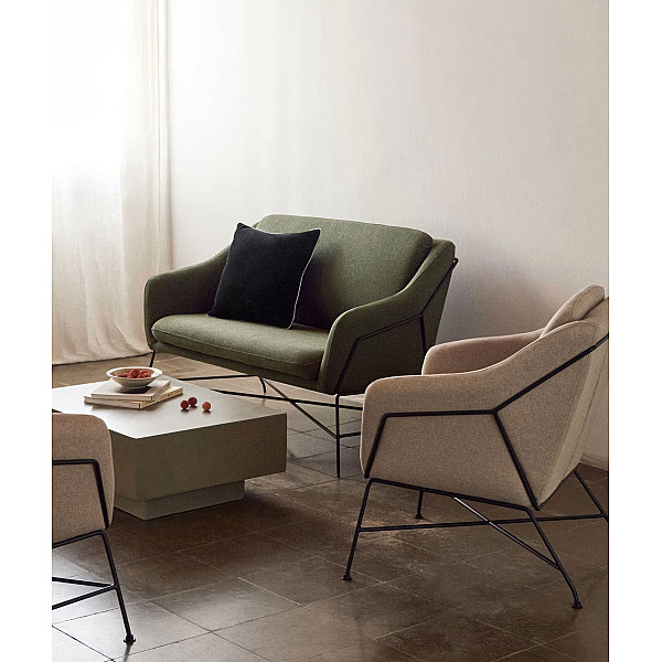 Диван 2-місний La Forma BRIDA S521AU19 Зелений-1