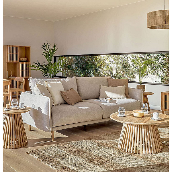 Диван 3-местный La Forma CARLOTA S806_30_SO12 Бежевый-0