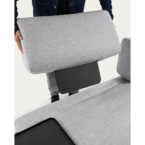 Диван 3-місний La Forma COMPO S583BB14 Світло-сірий-7