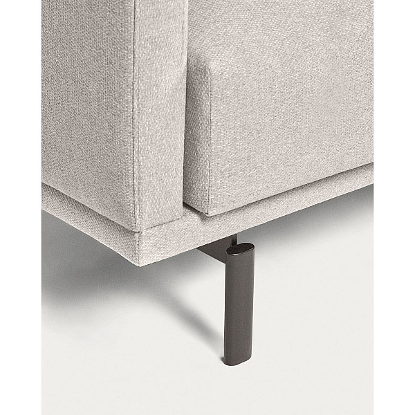 Кутовий диван 3-місний з правим шезлонгом La Forma GALENE S801_42D_GR39 Бежевий 214 см-10