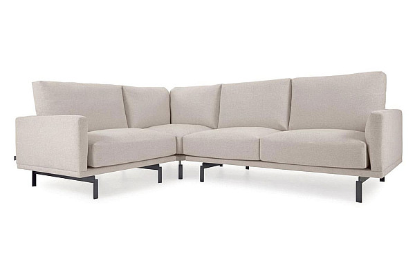 Кутовий диван 3-місний La Forma GALENE S801_52_GR39 Бежевий 207х267 см-3