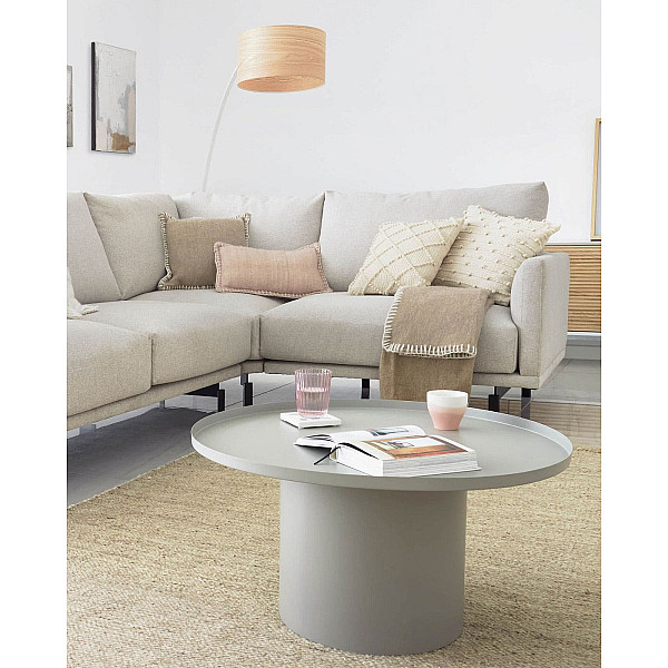 Кутовий диван 3-місний La Forma GALENE S801_52_GR39 Бежевий 207х267 см-1