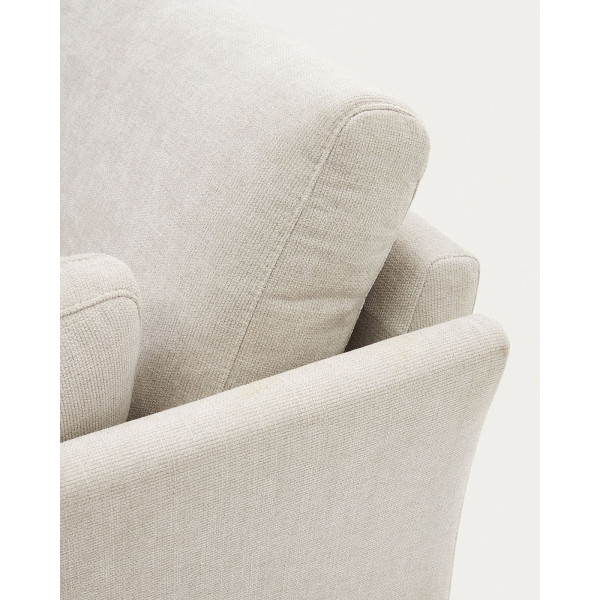 Диван 2-місний La Forma GILMA S79320TB12 Бежева тканина шеніл-8