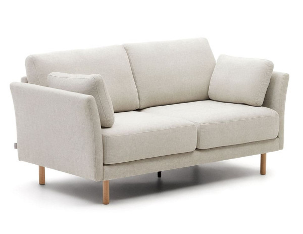 Диван 2-місний La Forma GILMA S79320TB12 Бежева тканина шеніл-2