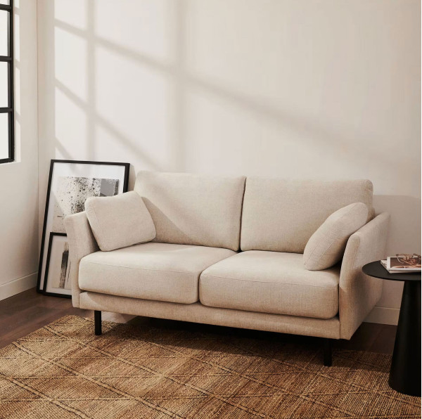 Диван 2-местный La Forma GILMA S79321TB12 Бежевый ткань шенилл-0