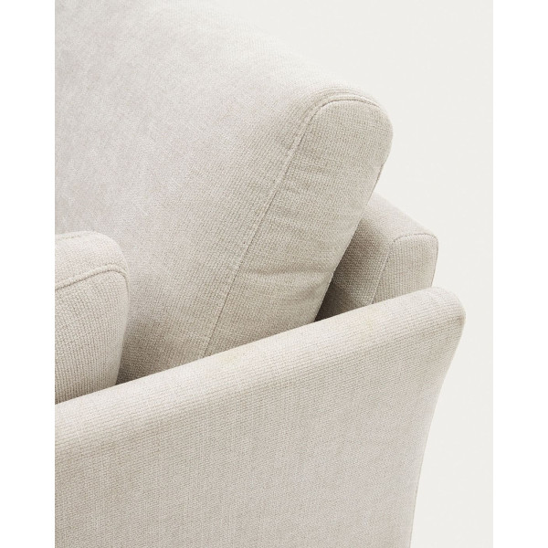 Диван 2-местный La Forma GILMA S79321TB12 Бежевый ткань шенилл-7