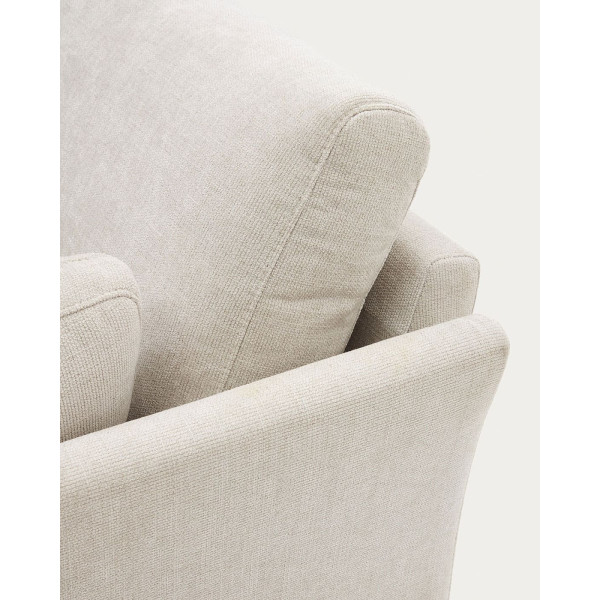 Кутовий диван 3-місний La Forma GILMA S79340TB12 Бежева тканина шеніл-10