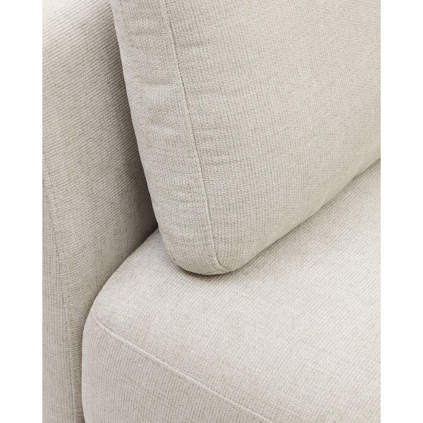 Кутовий диван 3-місний La Forma GILMA S79341TB12 Бежева тканина шеніл-8