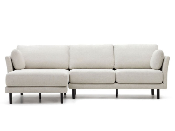 Кутовий диван 3-місний La Forma GILMA S79341TB12 Бежева тканина шеніл-1