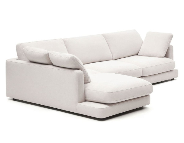 Угловой диван 4-местный с левым шезлонгом La Forma Gala S821_40_SE05 Белый-5