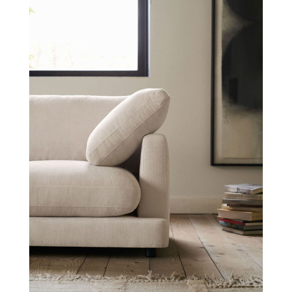 Кутовий диван 4-місний з лівим шезлонгом La Forma Gala S821_40_SE12 Бежевий-5