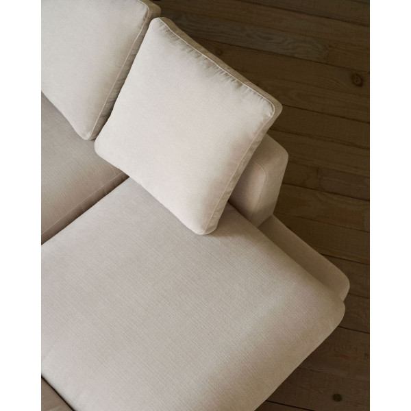 Кутовий диван 4-місний з правим шезлонгом La Forma Gala S821_41_SE12 Бежевий-6