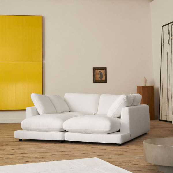 Диван 3-местный c двойным шезлонгом La Forma Gala S821_42_SE05 Белый-0