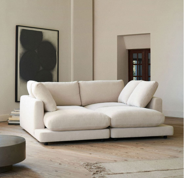 Диван 3-местный c двойным шезлонгом La Forma Gala S821_42_SE12 Бежевый-0