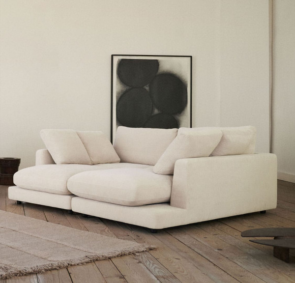 Диван 3-местный c двойным шезлонгом La Forma Gala S821_42_SE12 Бежевый-1