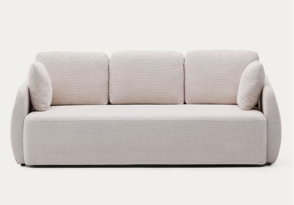 Диван раскладной 3-местный La Forma Laira S00036LG39 Экрю 218 см-3