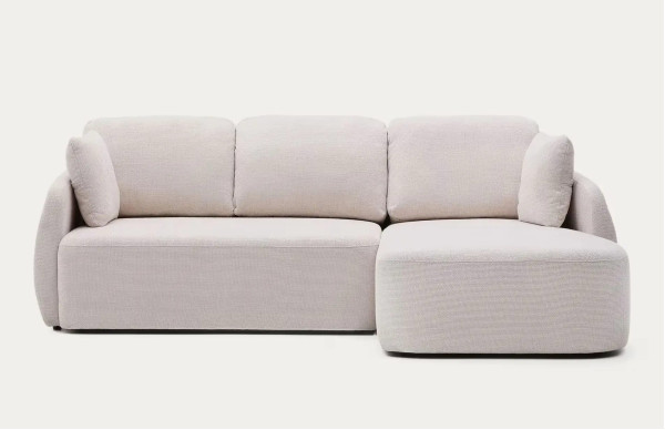 Угловой диван раскладной 3-местный La Forma Laira S00037LG39 Экрю 246 см-3