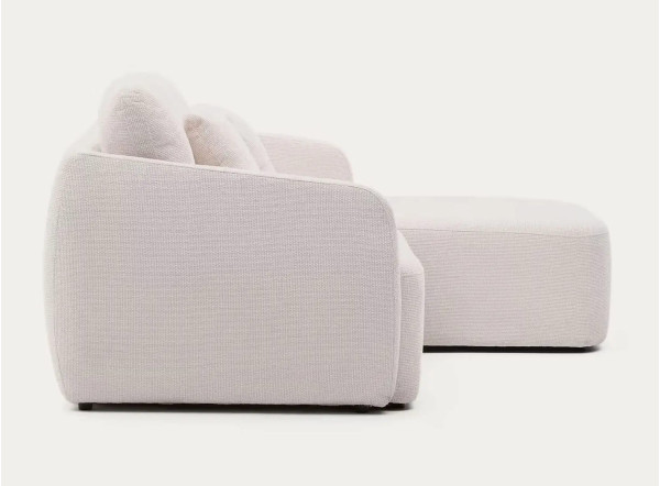 Угловой диван раскладной 3-местный La Forma Laira S00037LG39 Экрю 246 см-6