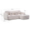 Угловой диван раскладной 3-местный La Forma Laira S00037LG39 Экрю 246 см-10-thumb
