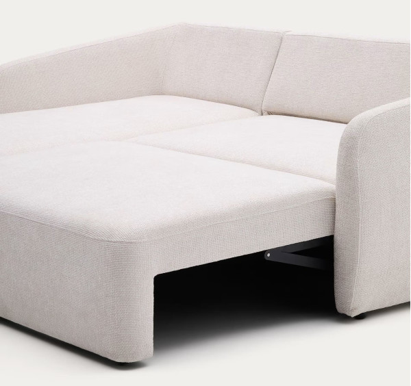 Угловой диван раскладной 3-местный La Forma Laira S00071LG39 Экрю 246 см-8