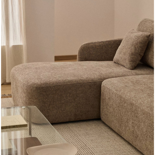 Угловой диван раскладной 3-местный La Forma Laira S00156LG11 Топо 246 см-2