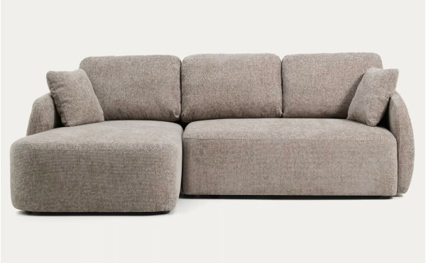 Угловой диван раскладной 3-местный La Forma Laira S00156LG11 Топо 246 см-3