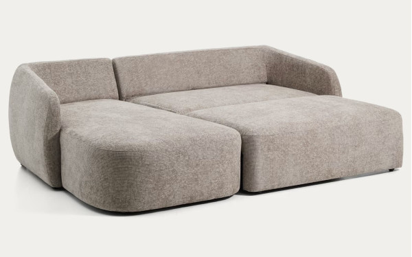 Угловой диван раскладной 3-местный La Forma Laira S00156LG11 Топо 246 см-5