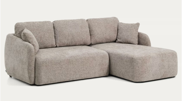 Угловой диван раскладной 3-местный La Forma Laira S00159LG11 Топо 246 см-4