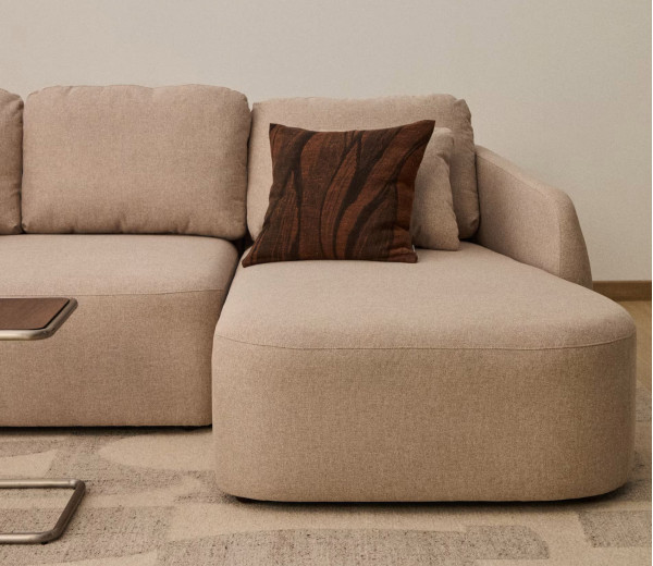 Угловой диван раскладной 3-местный La Forma Laira S00164AU12 Бежевый 246 см-2