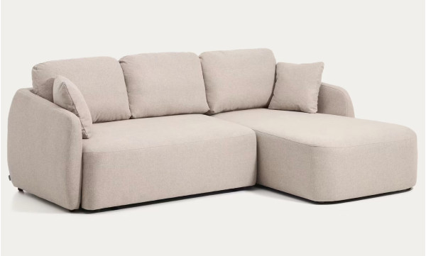 Угловой диван раскладной 3-местный La Forma Laira S00164AU12 Бежевый 246 см-4