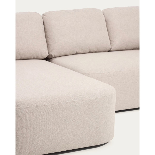 Кутовий диван розкладний 3-місний La Forma Laira S00167AU12 Бежевий 246 см-7