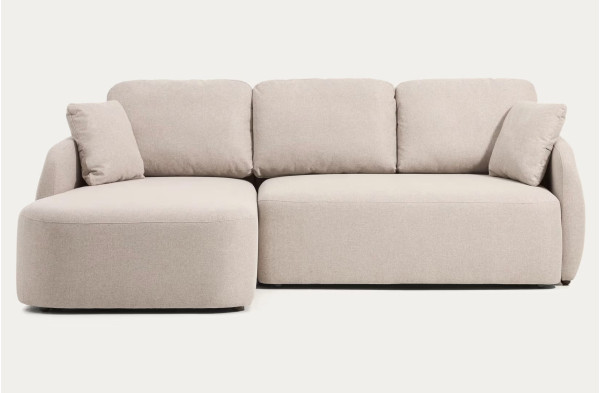 Кутовий диван розкладний 3-місний La Forma Laira S00167AU12 Бежевий 246 см-3