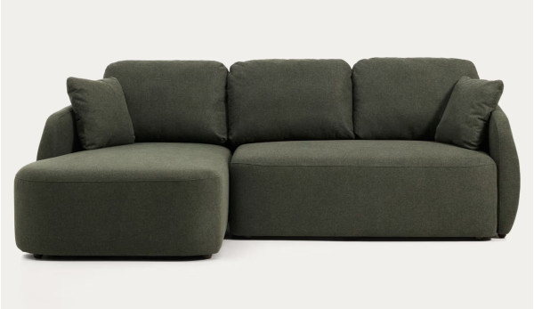 Угловой диван раскладной 3-местный La Forma Laira S00172AU19 Зеленый 246 см-3