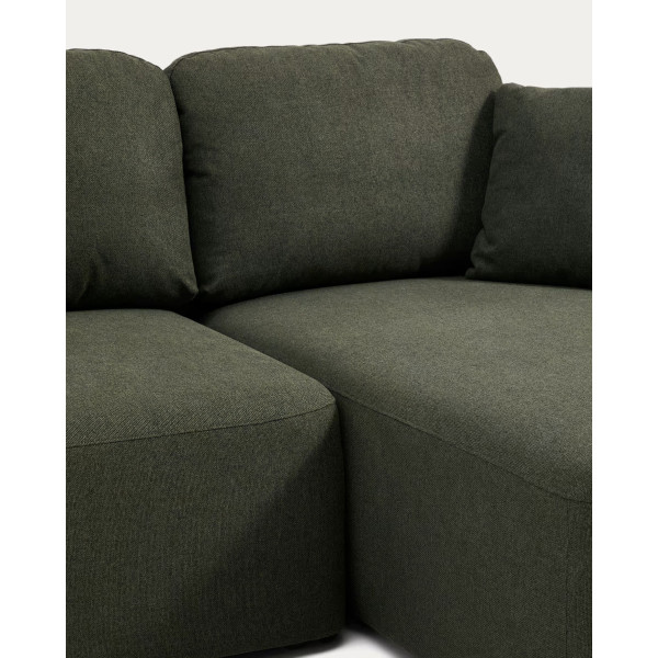 Угловой диван раскладной 3-местный La Forma Laira S00175AU19 Зеленый 246 см-6